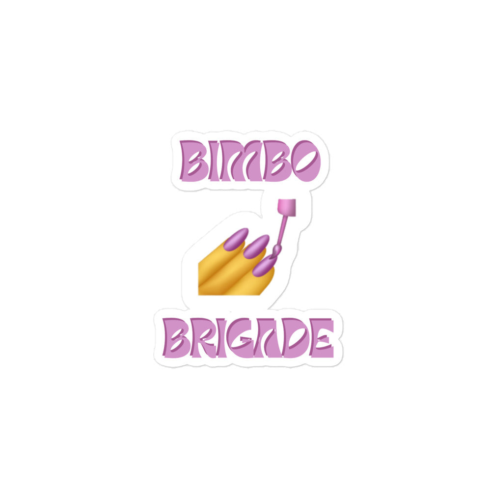 Bimbo Brigade Sticker